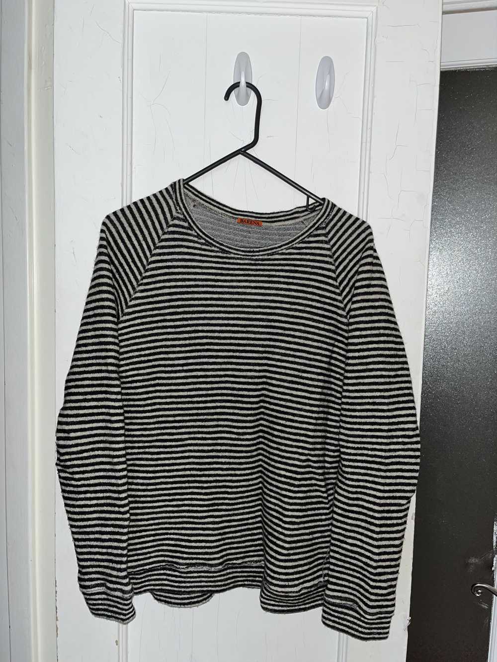 Barena Barena Striped Black/Grey Sweater - image 1