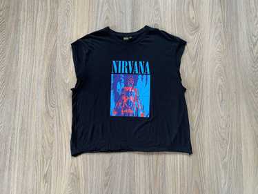 Band Tees × Nirvana × Streetwear Nirvana Printed … - image 1