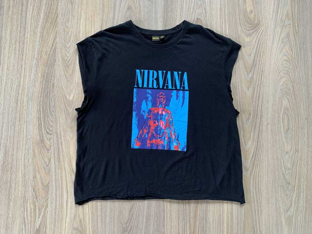 Band Tees × Nirvana × Streetwear Nirvana Printed … - image 2