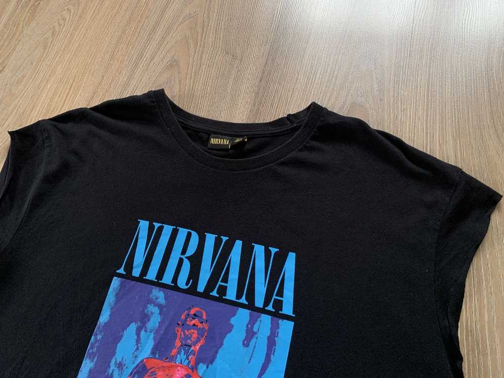 Band Tees × Nirvana × Streetwear Nirvana Printed … - image 4