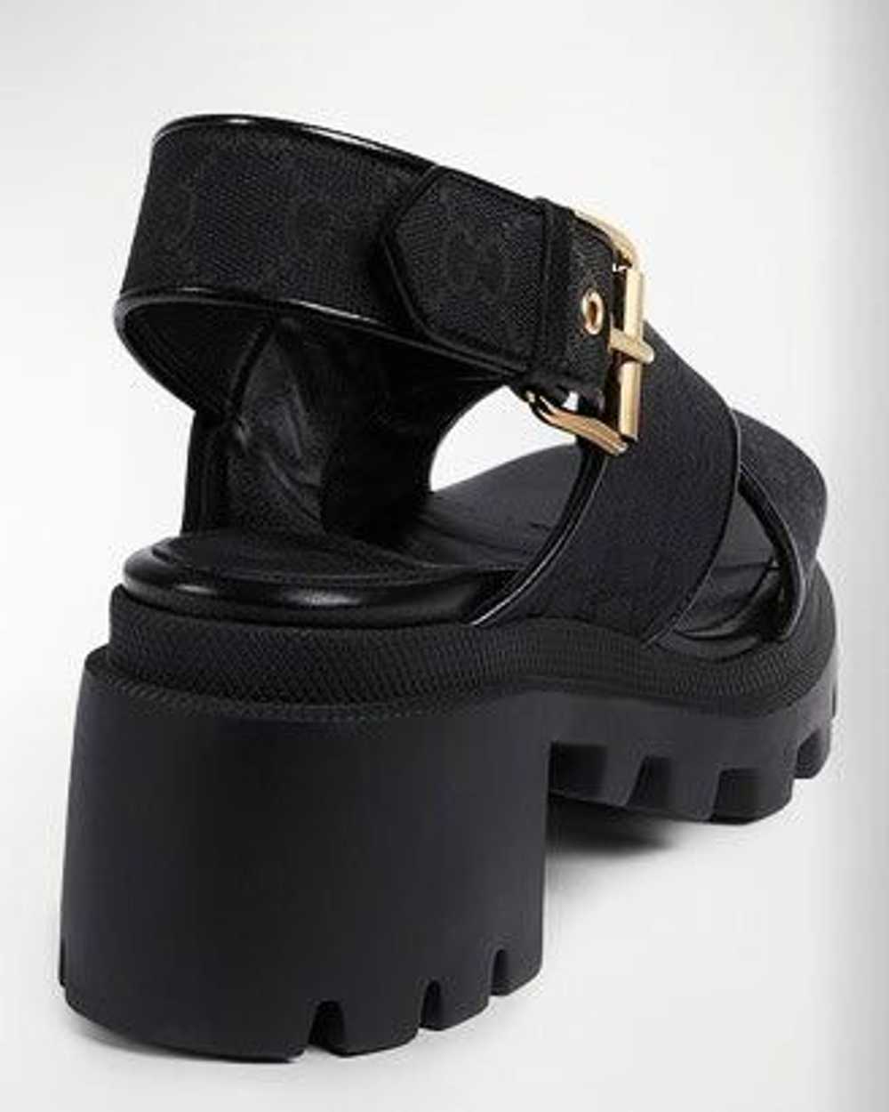 Gucci Gucci GG Supreme Lug Sole Sandals SIZE 39.5 - image 3