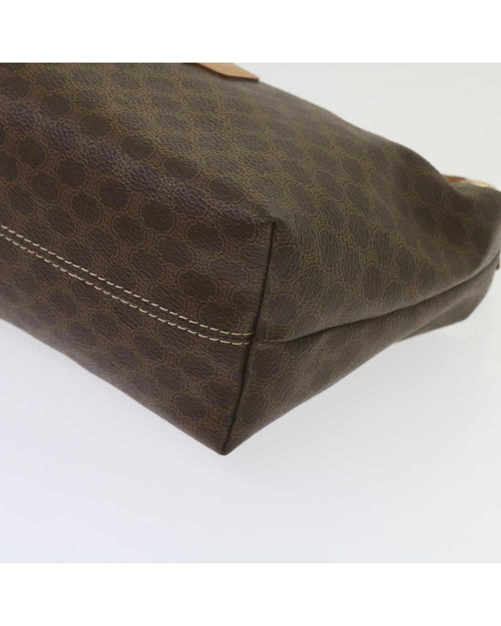 Celine Elegant Brown Canvas Bag by Luxury Designer - image 10