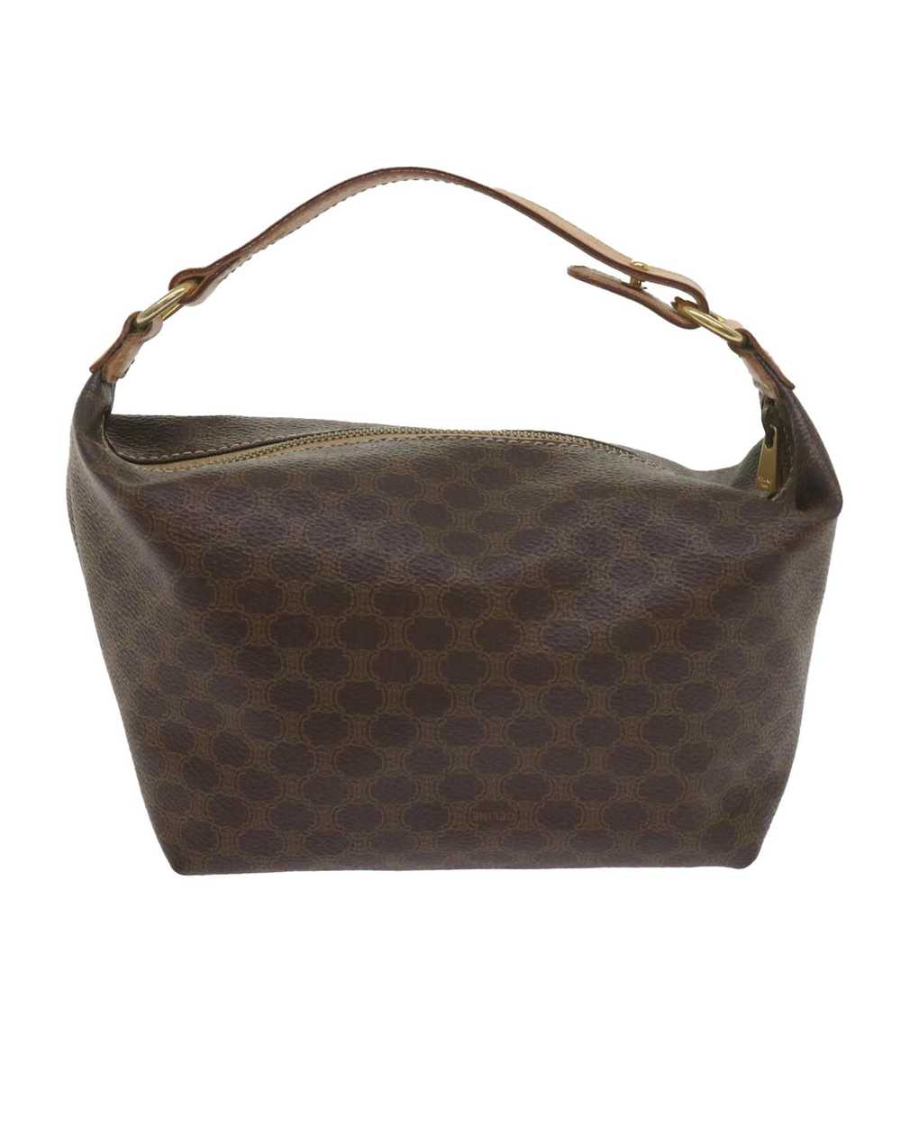 Celine Elegant Brown Canvas Bag by Luxury Designer - image 3