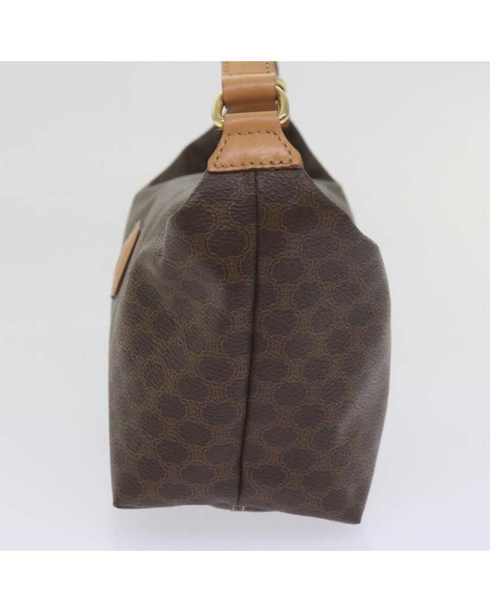 Celine Elegant Brown Canvas Bag by Luxury Designer - image 4
