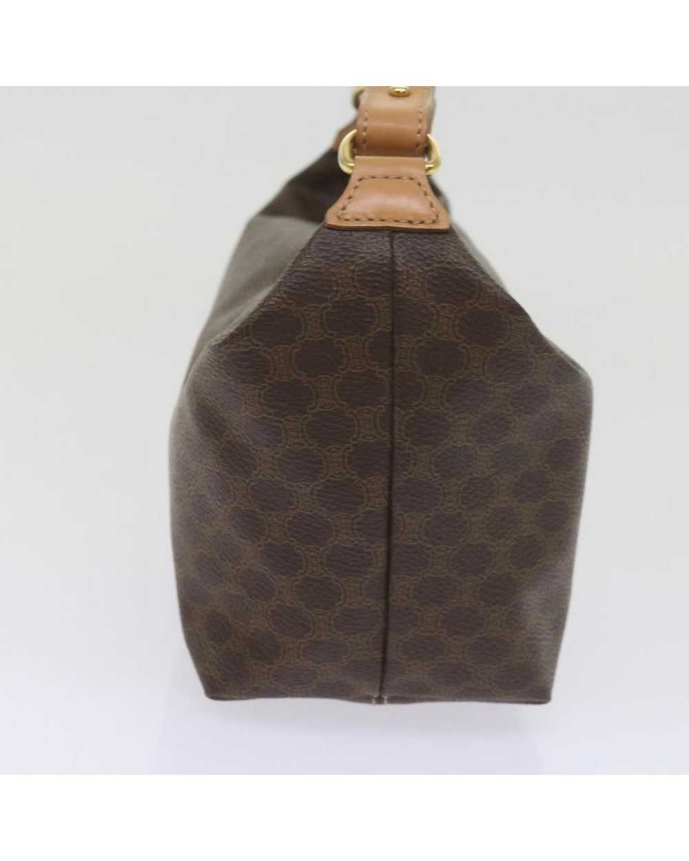 Celine Elegant Brown Canvas Bag by Luxury Designer - image 5