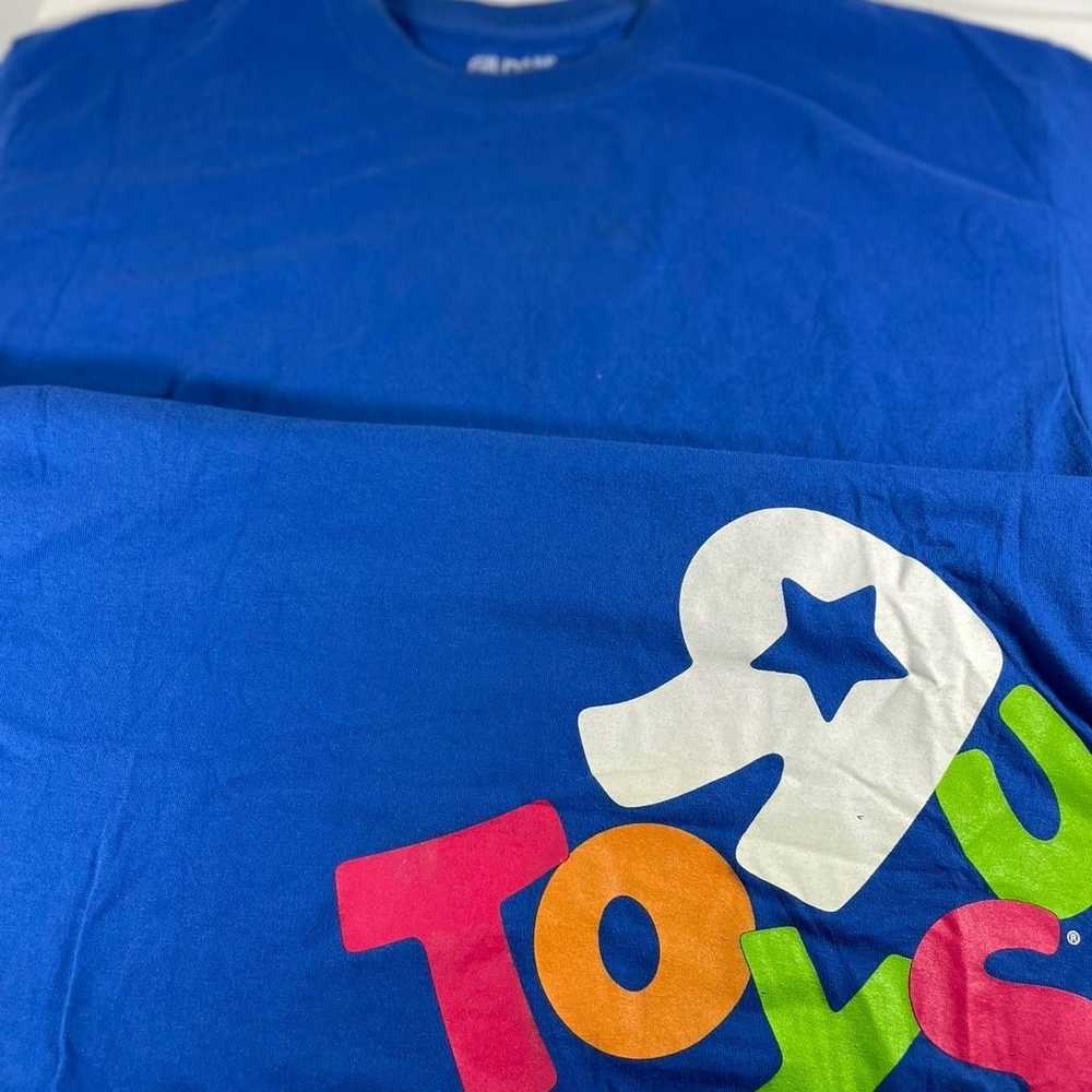 Vintage Toys R Us Blue Tshirt size Large L - image 2
