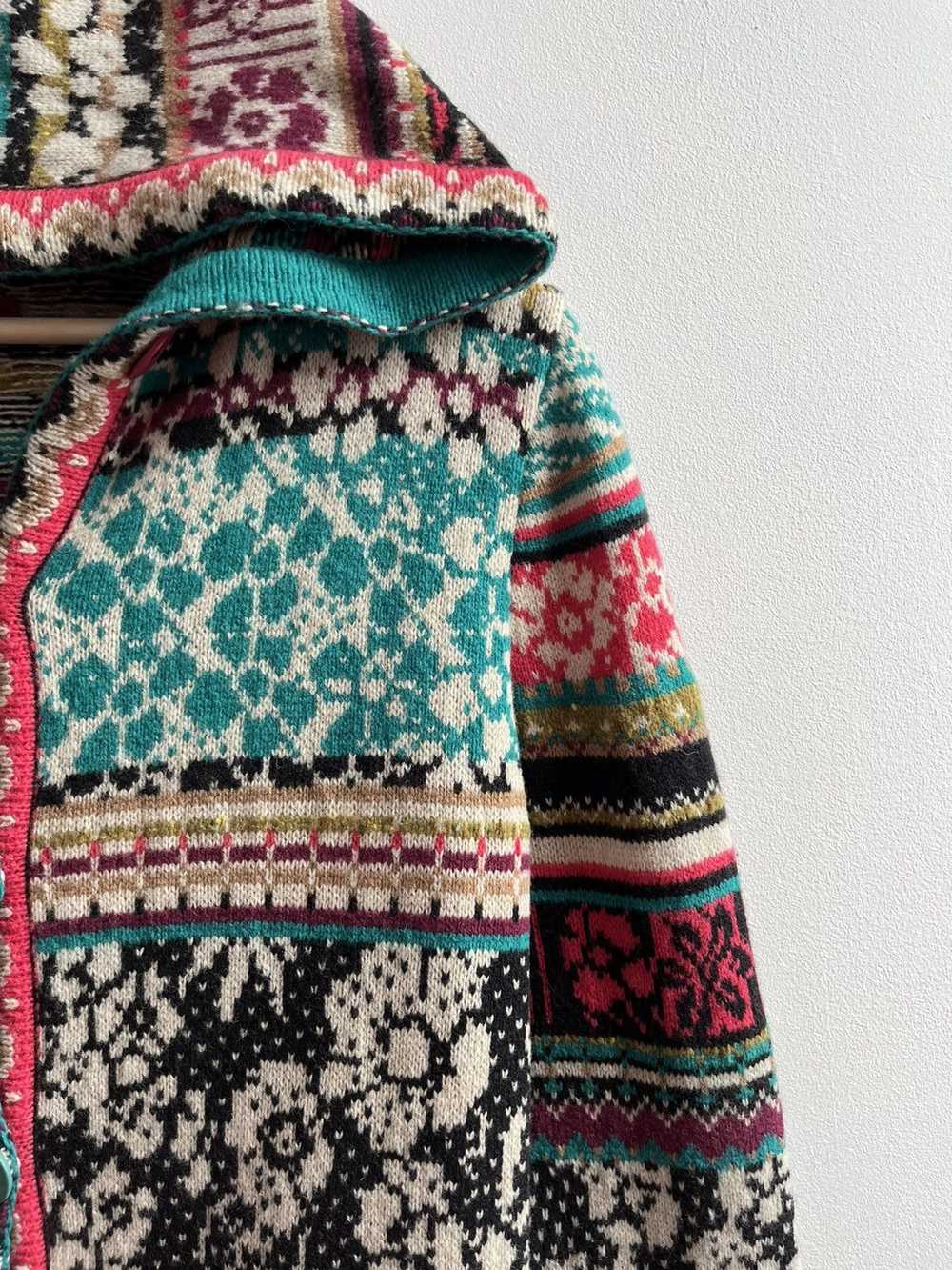 Avant Garde × Coloured Cable Knit Sweater Vintage… - image 7