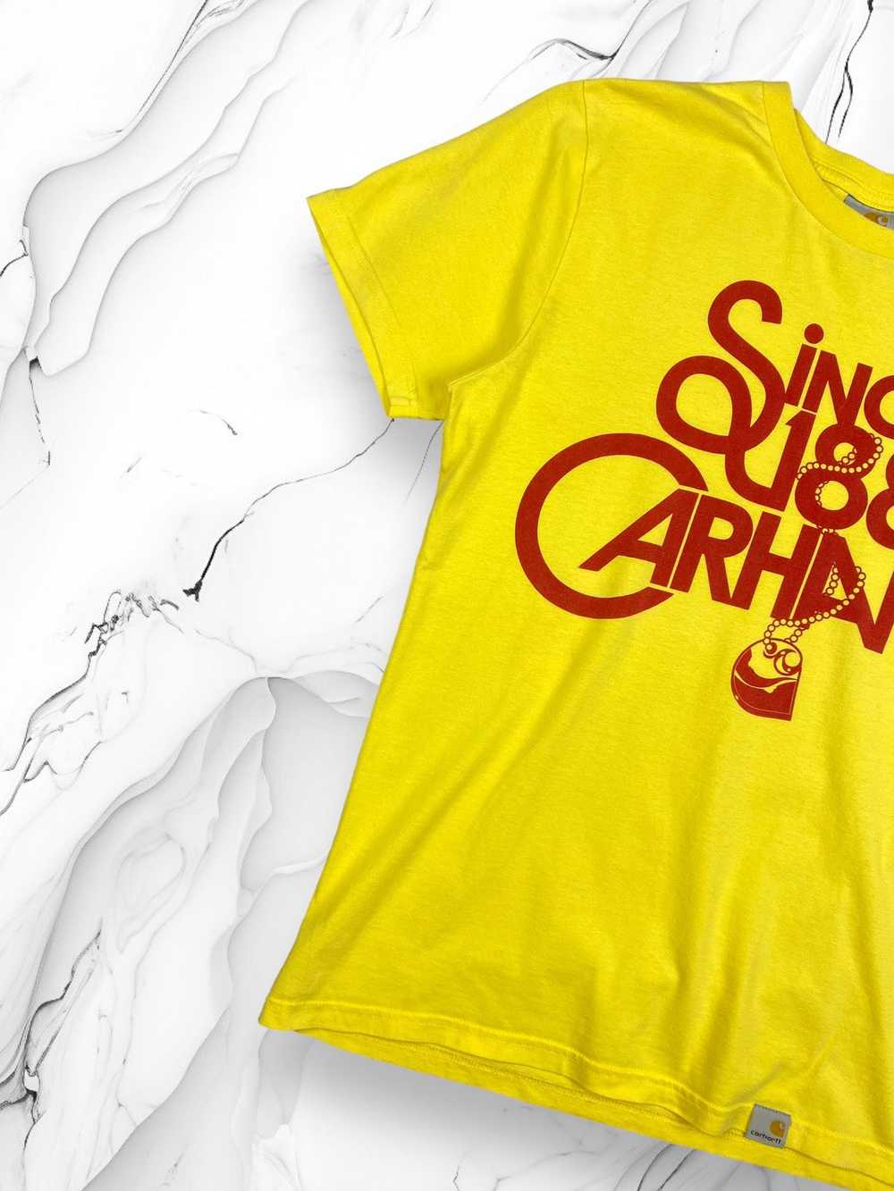 Carhartt Mens Vintage Carhartt Big Logo T Shirt S… - image 2