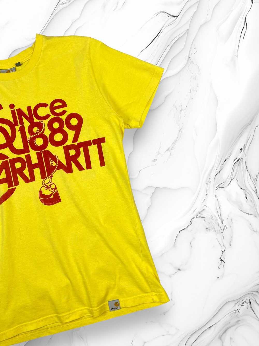Carhartt Mens Vintage Carhartt Big Logo T Shirt S… - image 3