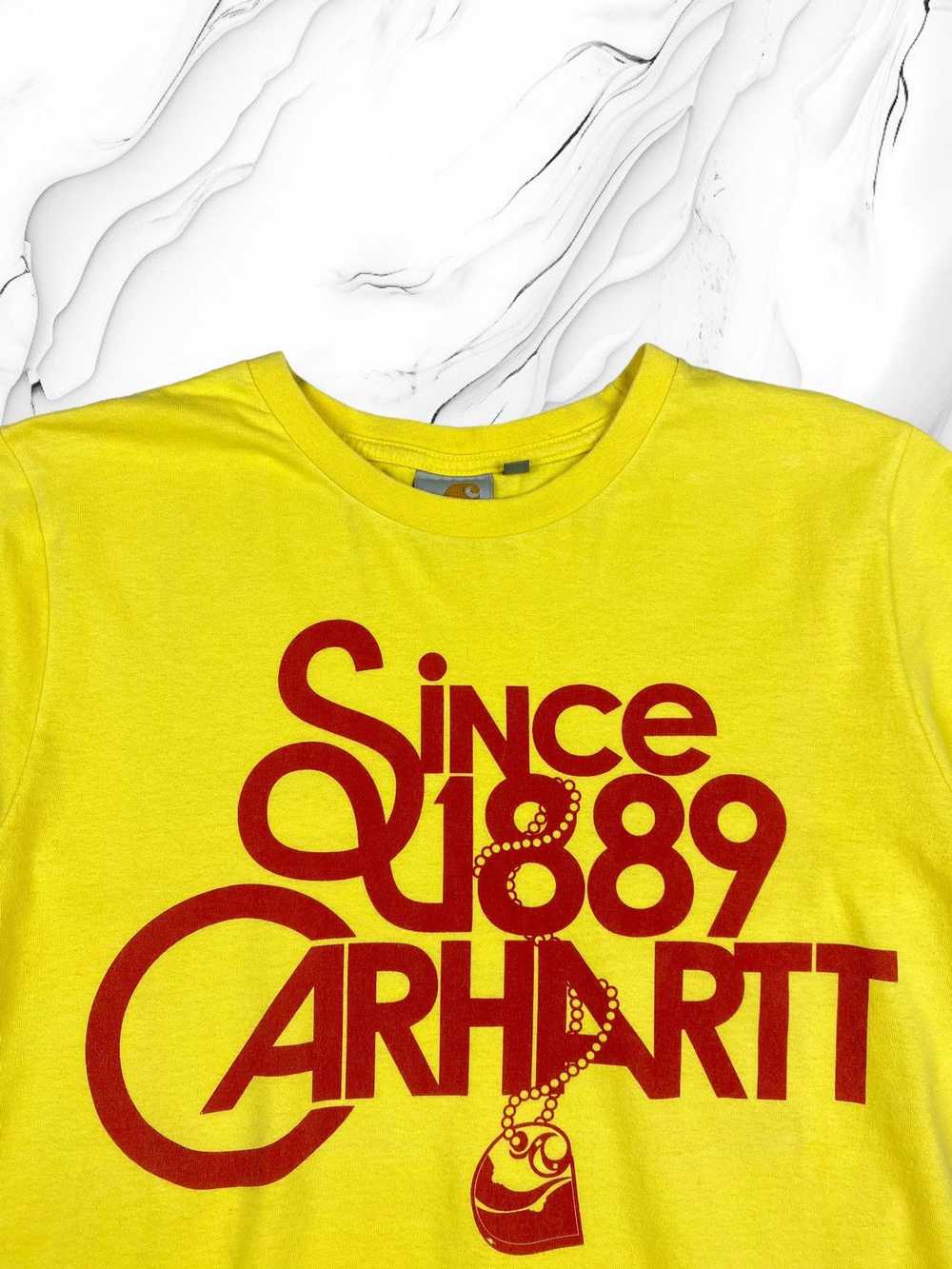 Carhartt Mens Vintage Carhartt Big Logo T Shirt S… - image 4