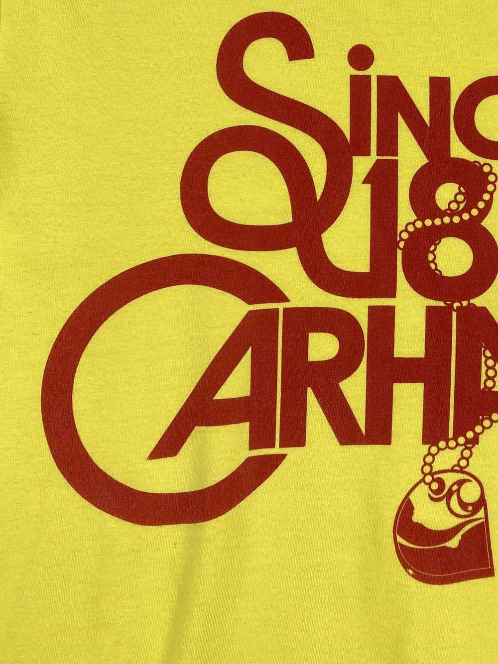 Carhartt Mens Vintage Carhartt Big Logo T Shirt S… - image 5
