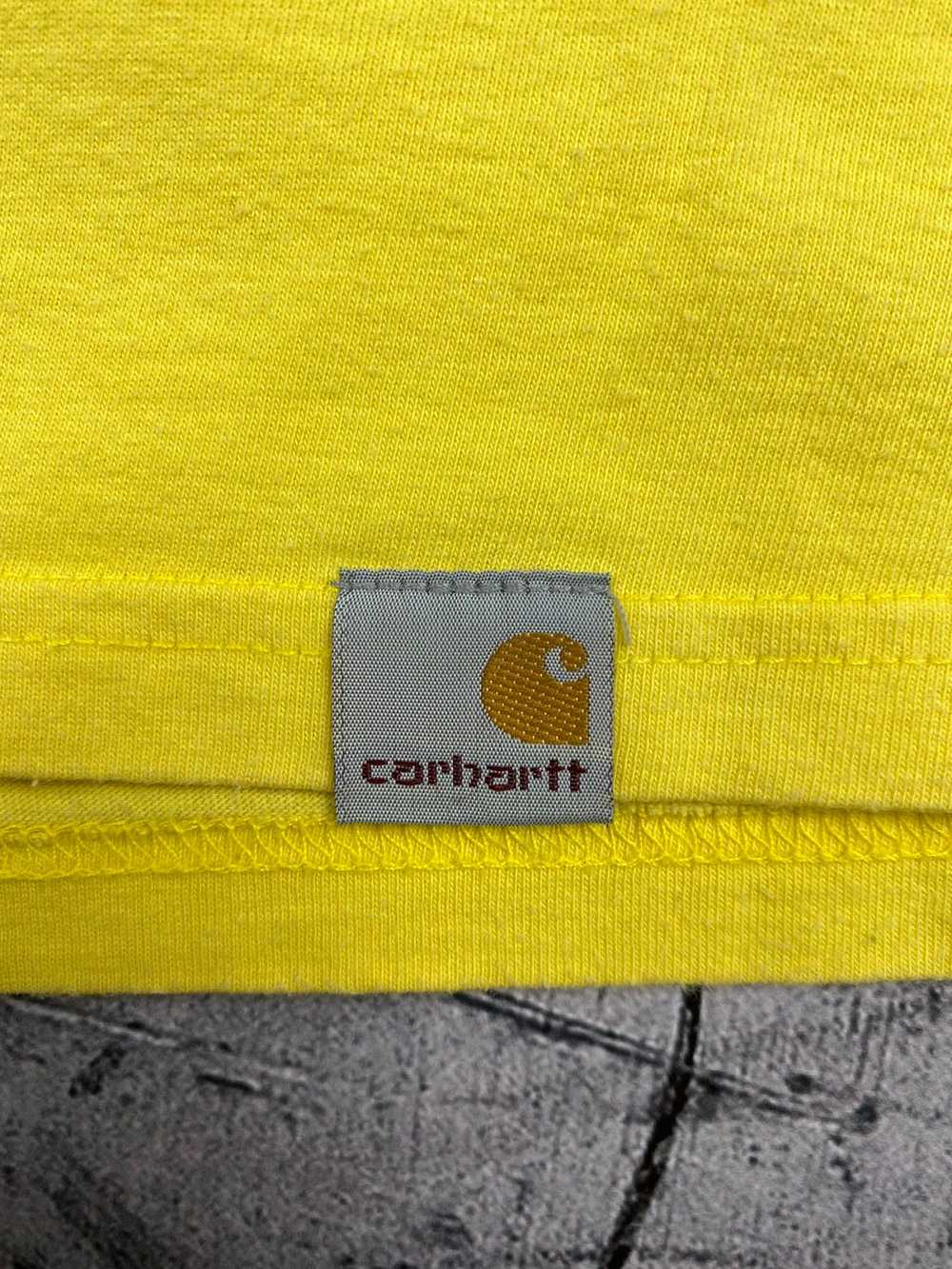 Carhartt Mens Vintage Carhartt Big Logo T Shirt S… - image 7