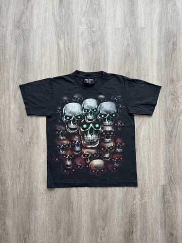 Art × Skulls × Vintage Vintage Y2K Skull Skeleton… - image 1