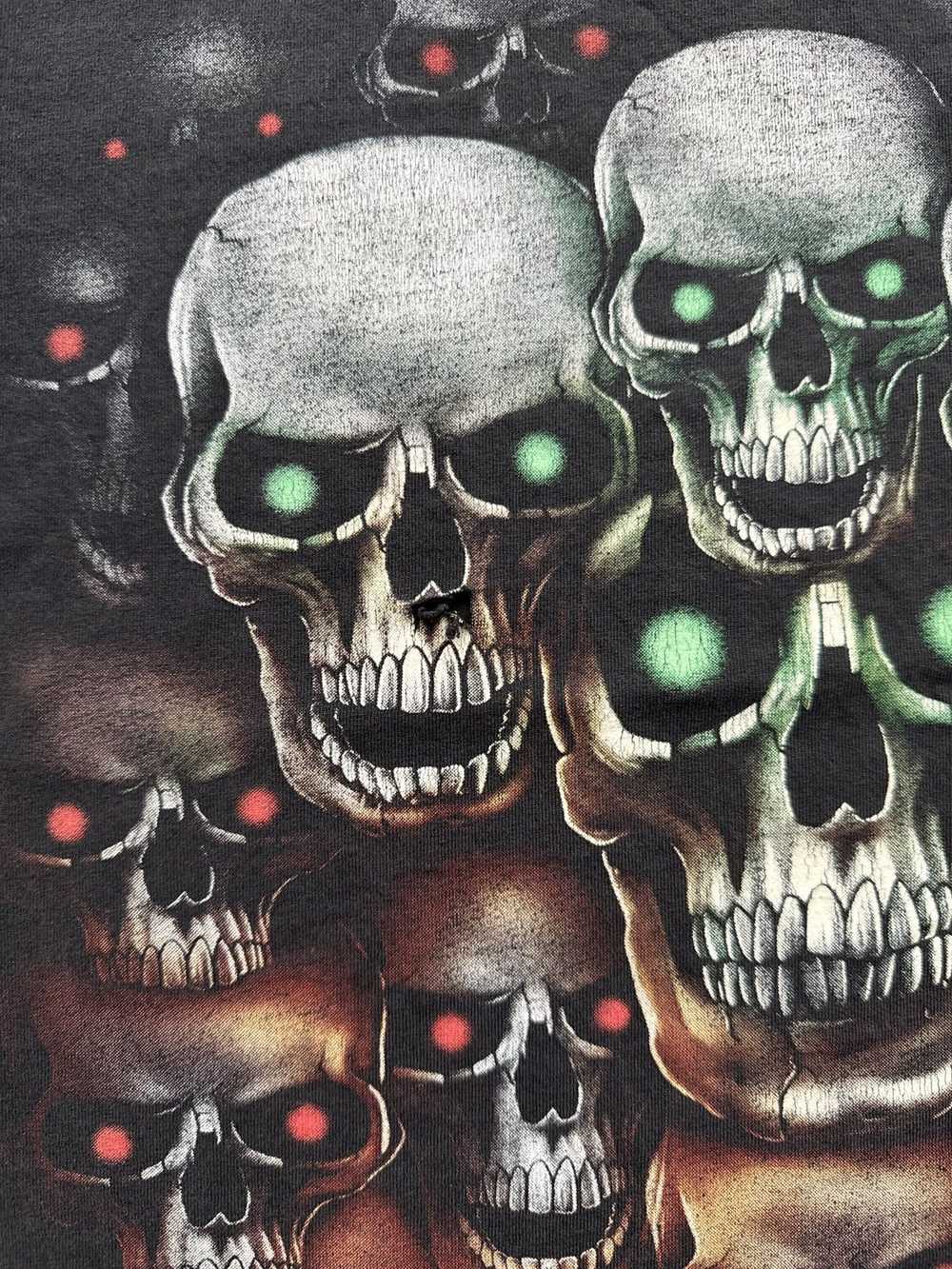 Art × Skulls × Vintage Vintage Y2K Skull Skeleton… - image 5