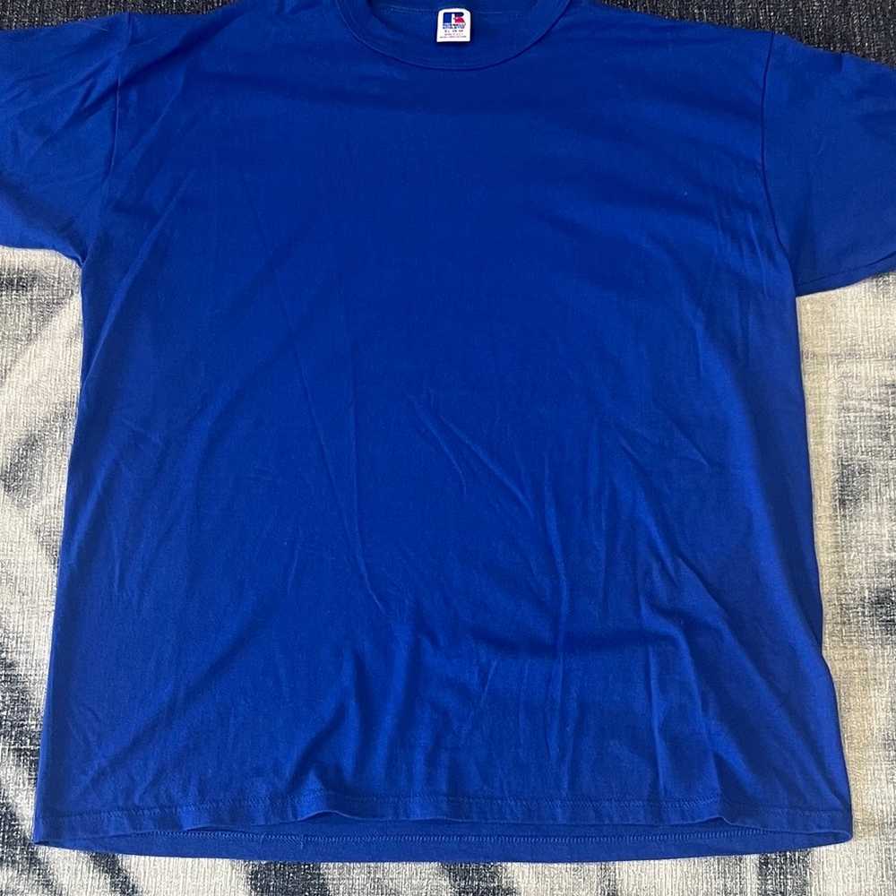 Vintage 90s Russell Athletics Blank Tee XL NOS - image 1