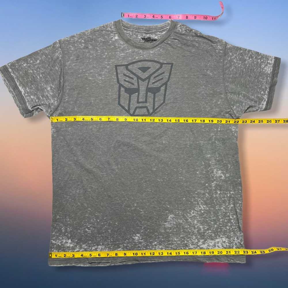 Hasbro Mens XL Transformers Tee Distressed Gray A… - image 3