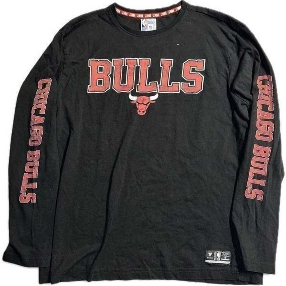 Chicago Bulls Authentic NBA Team Spirit Long Slee… - image 1