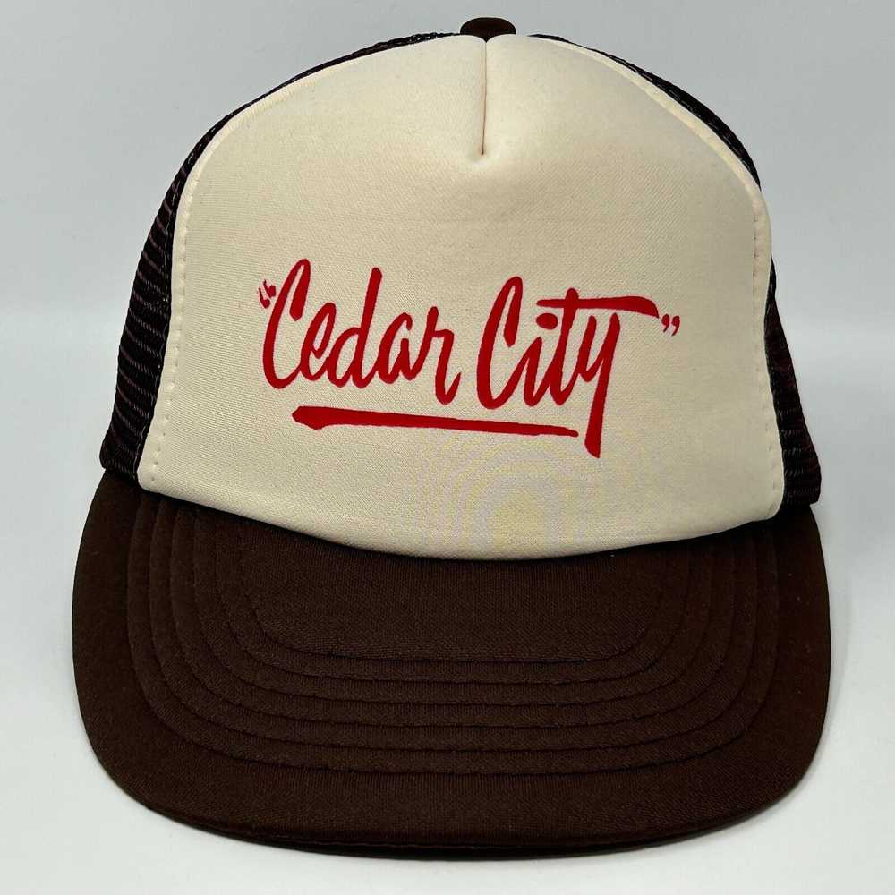 Vintage Cedar City Utah Vintage 90s Trucker Hat B… - image 9