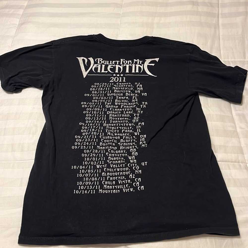 Bullet for my Valentine tour shirt 2011 - image 3