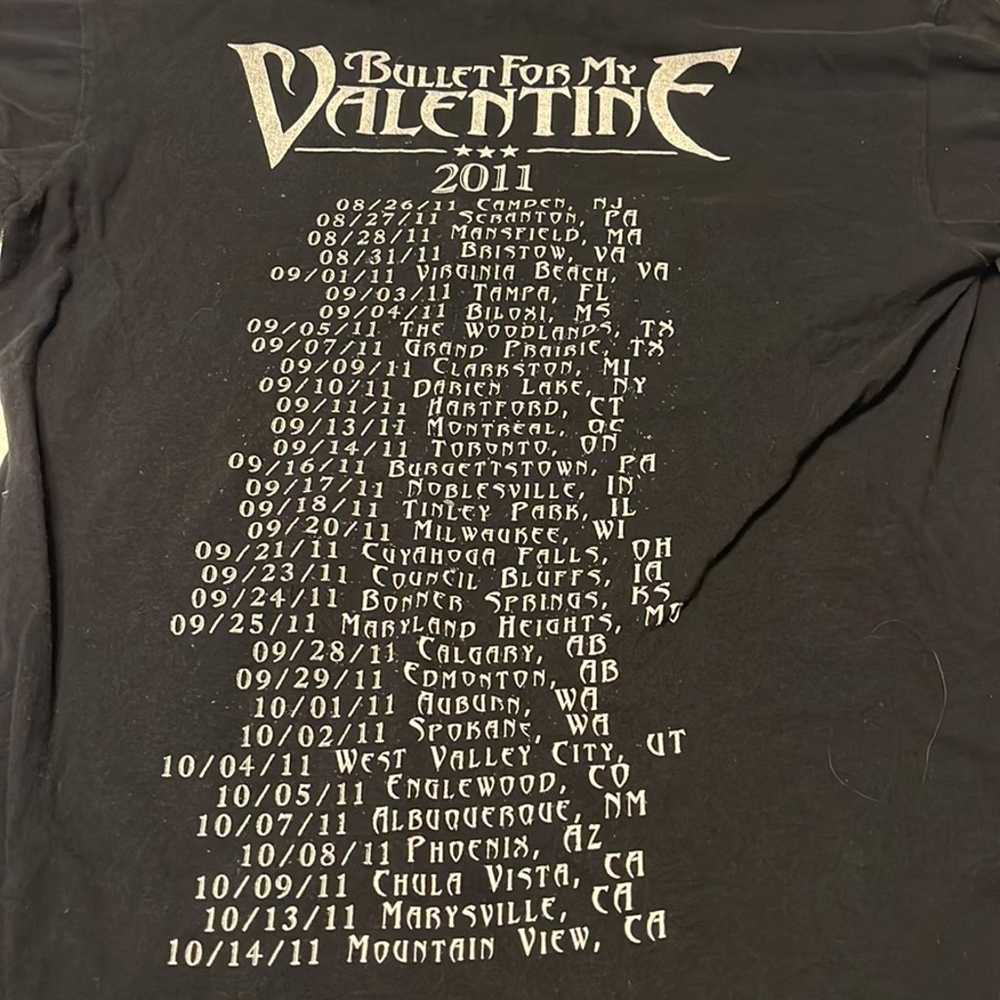 Bullet for my Valentine tour shirt 2011 - image 4