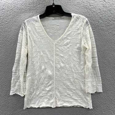 Vintage SNO SKINS Blouse Womens Small Top Long Sl… - image 1