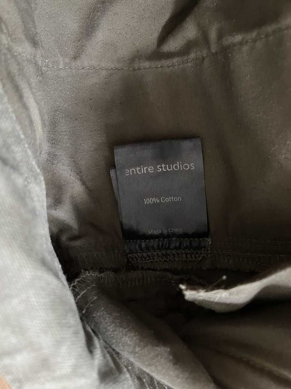 Entire Studios Green Cotton Cargo Pants - image 5