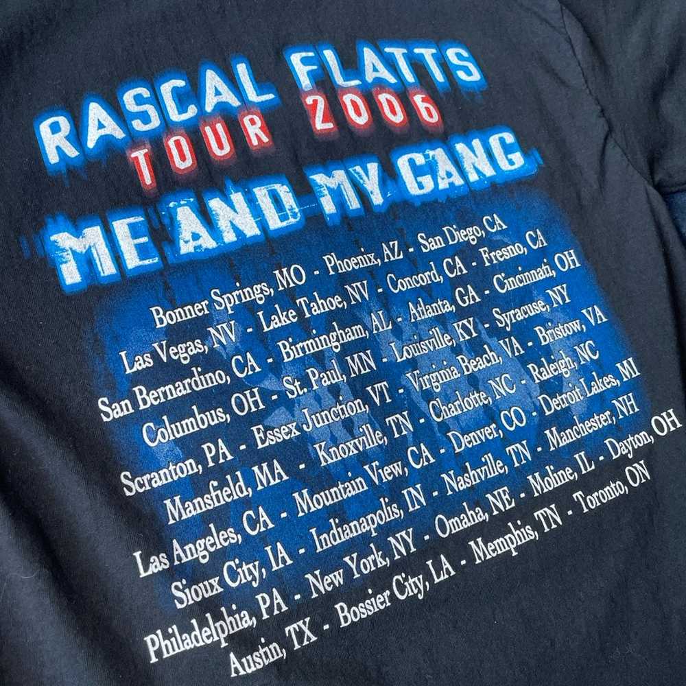 2006 Rascal Flatts Me & My Gang US Tour shirt Siz… - image 5