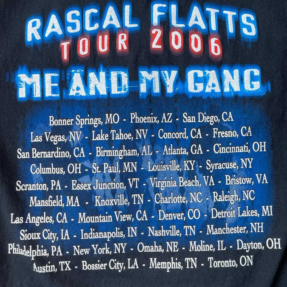 2006 Rascal Flatts Me & My Gang US Tour shirt Siz… - image 7