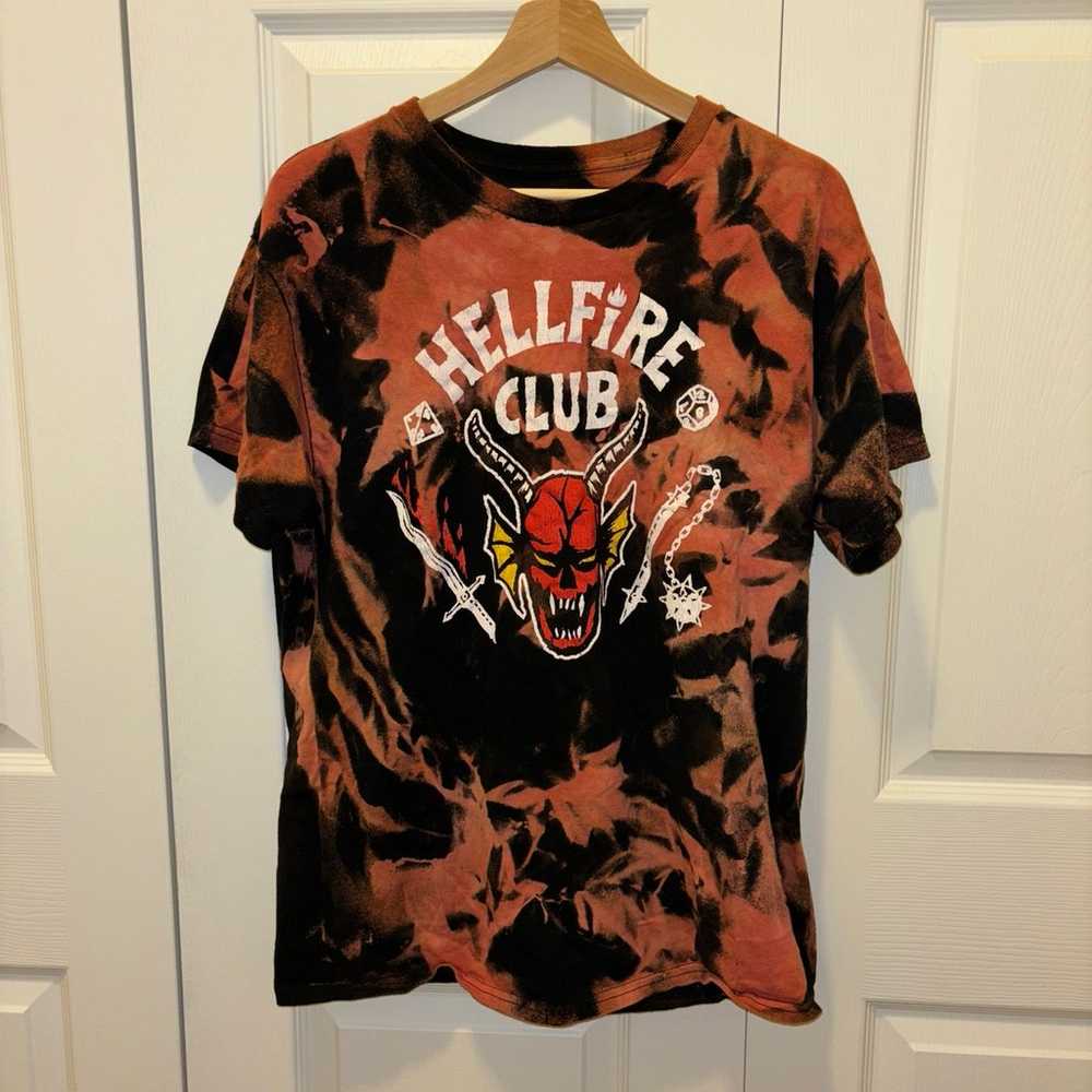 Stranger Things Hellfire Club Unisex XL Black Red… - image 1