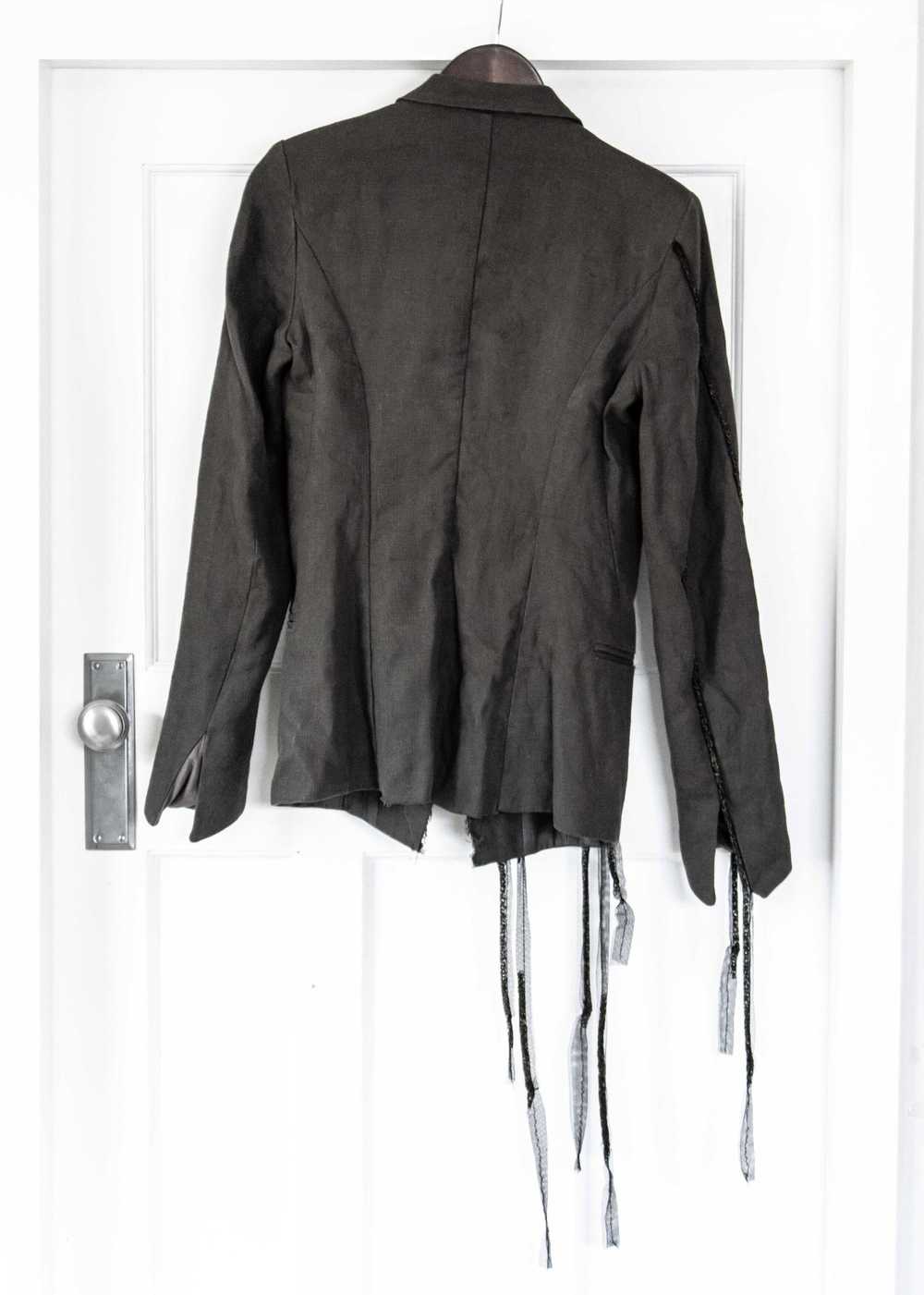 Marc Le Bihan Cotton/Linen Chain Detail Jacket - image 2