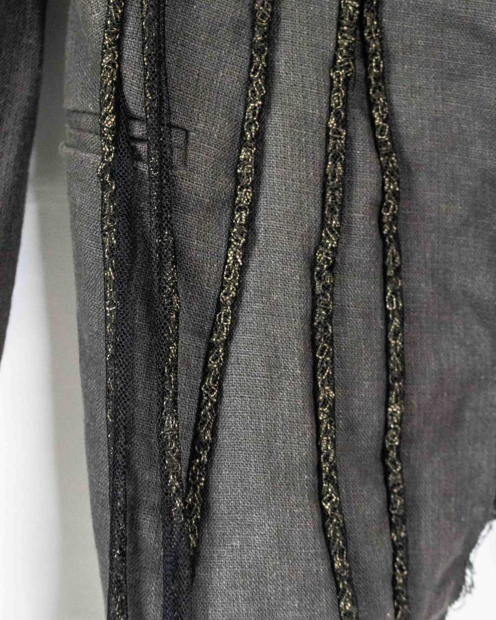 Marc Le Bihan Cotton/Linen Chain Detail Jacket - image 3