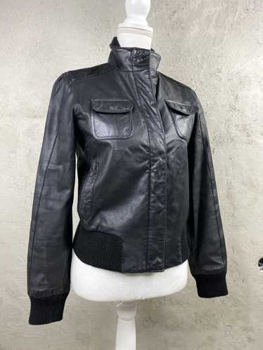 Leather Jacket × Puma × Vintage Ruma jacket vintag