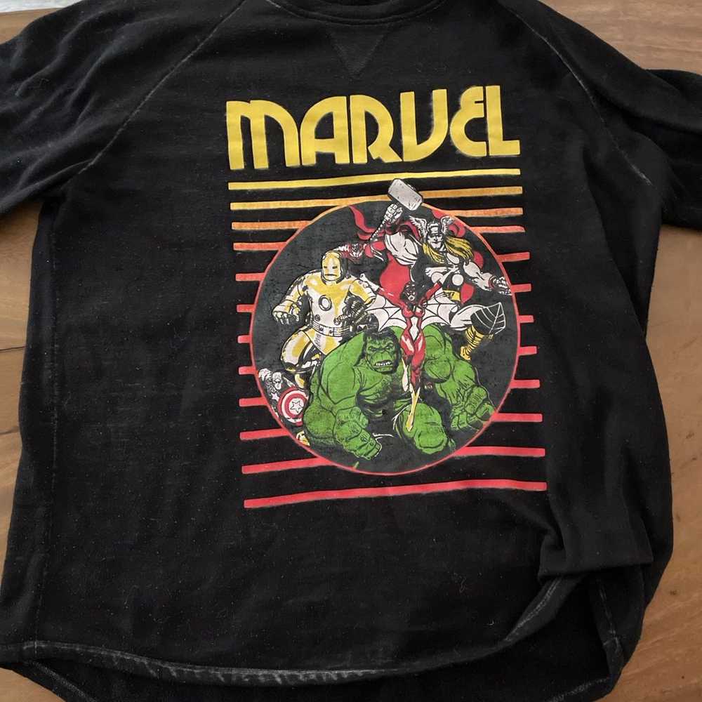 Marvel crop sweatshirt - image 1