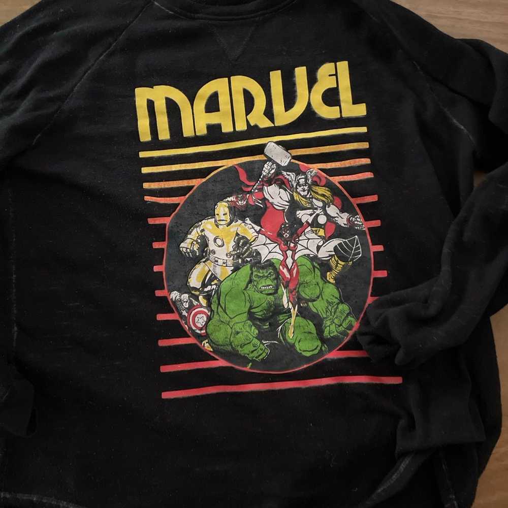 Marvel crop sweatshirt - image 2