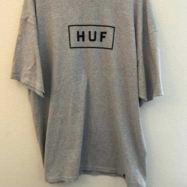 HUF XXL BOXLOGO TEE - GREY HEATHER - image 1