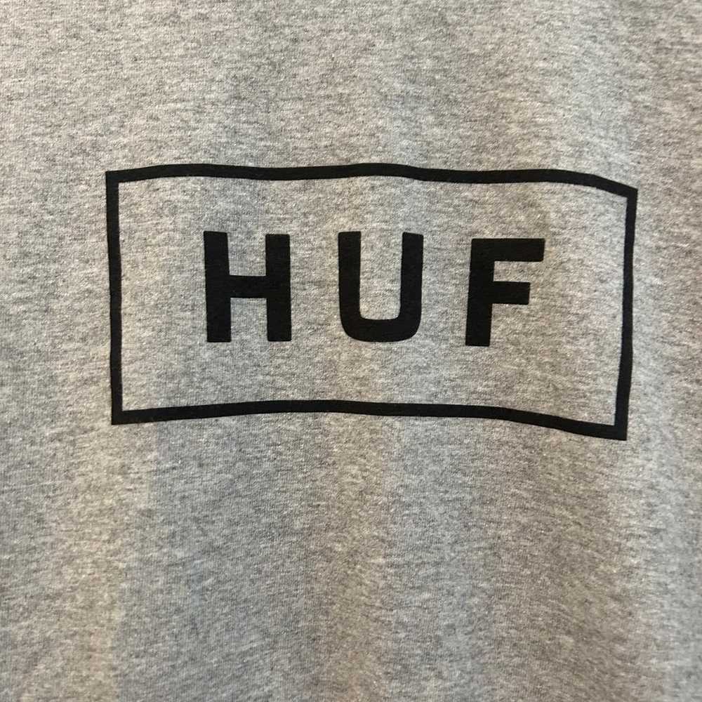 HUF XXL BOXLOGO TEE - GREY HEATHER - image 3