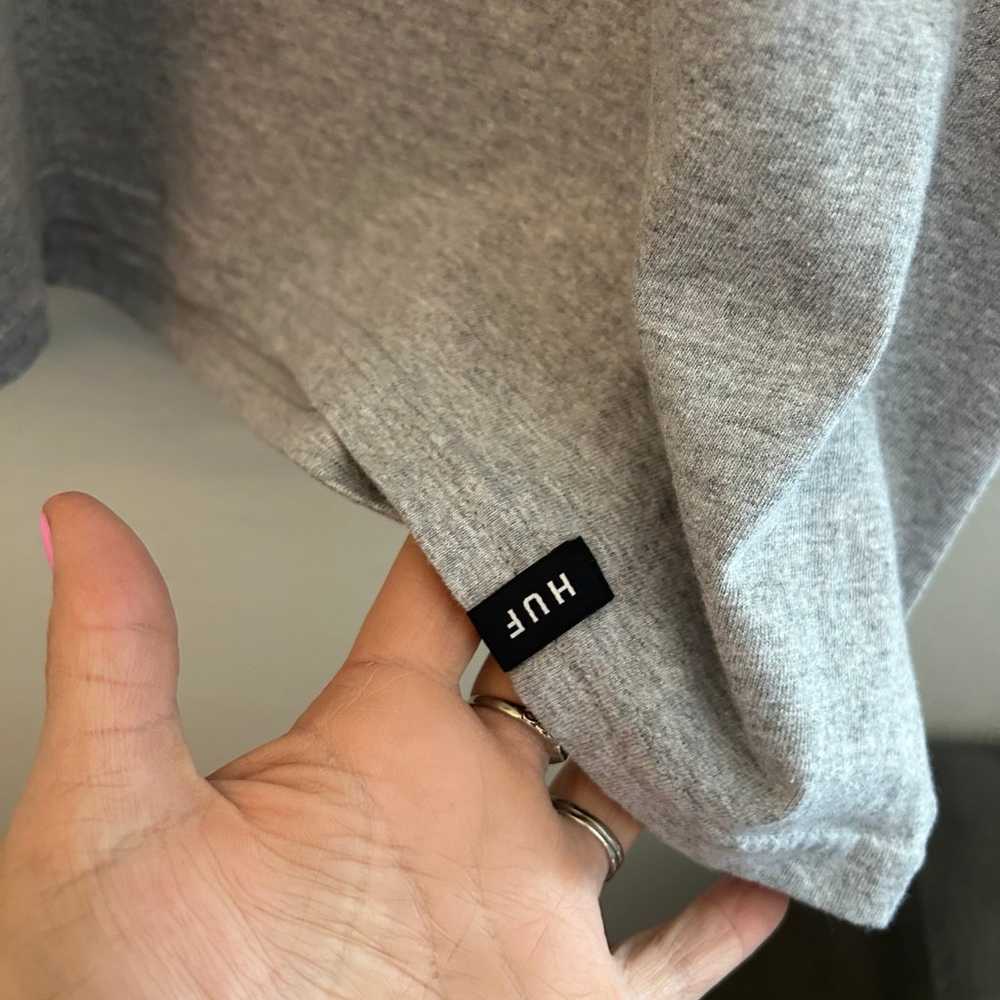 HUF XXL BOXLOGO TEE - GREY HEATHER - image 4