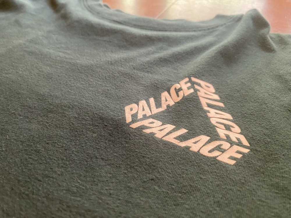 Palace Palace P-3 Long Sleeve T Shirt Forest Gree… - image 1