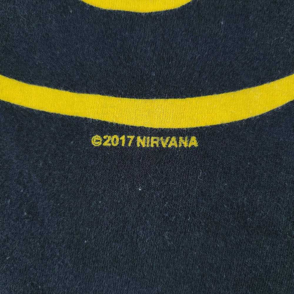 Gildan Nirvana Shirt Men Small Black Graphic Band… - image 3