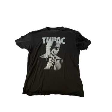 Tupac Praying Vintage 2Pac Black T-Shirt Mens L