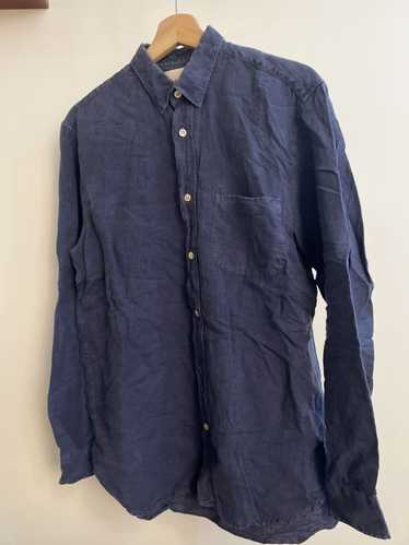 Our Legacy Our Legacy Indigo Linen Shirt - image 1