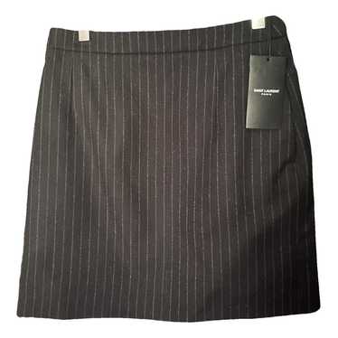 Saint Laurent Wool mini skirt