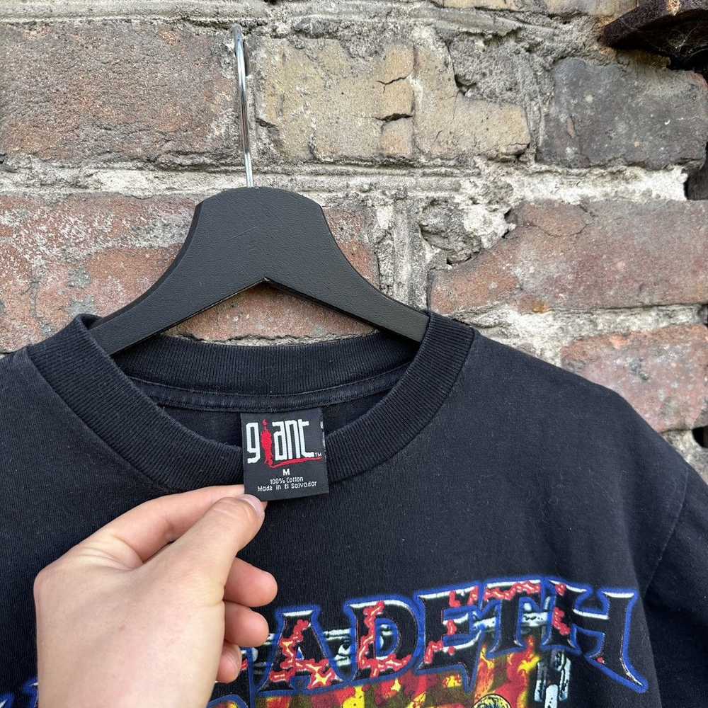 Band Tees × Rock T Shirt × Vintage Megadeth 1998 … - image 2