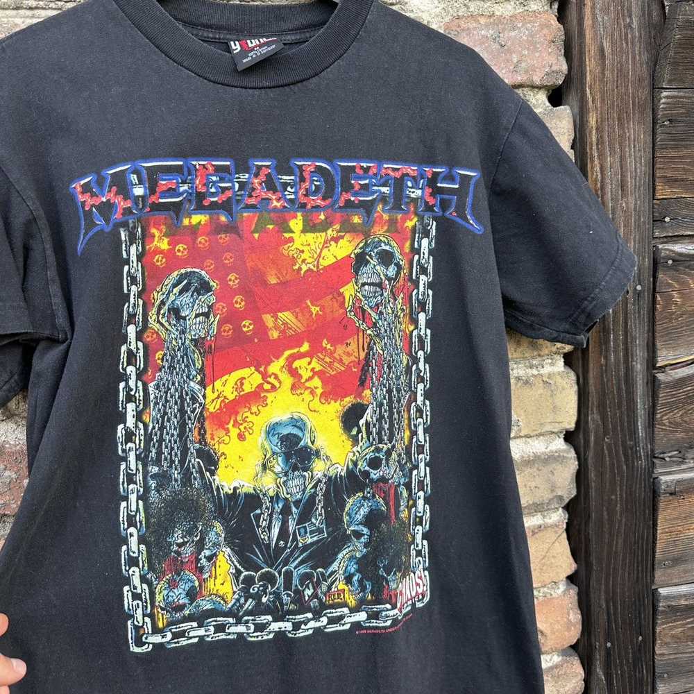 Band Tees × Rock T Shirt × Vintage Megadeth 1998 … - image 4