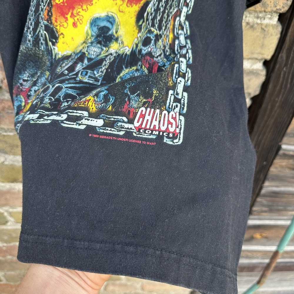 Band Tees × Rock T Shirt × Vintage Megadeth 1998 … - image 5