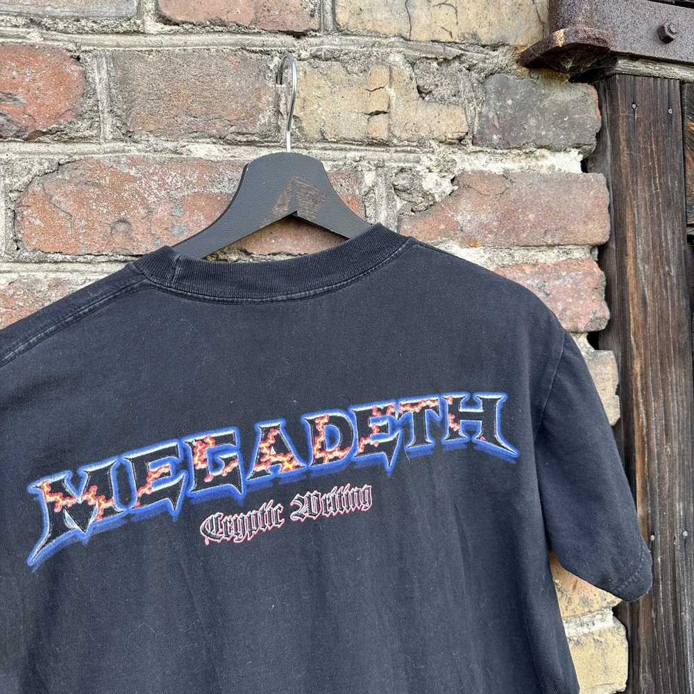 Band Tees × Rock T Shirt × Vintage Megadeth 1998 … - image 7