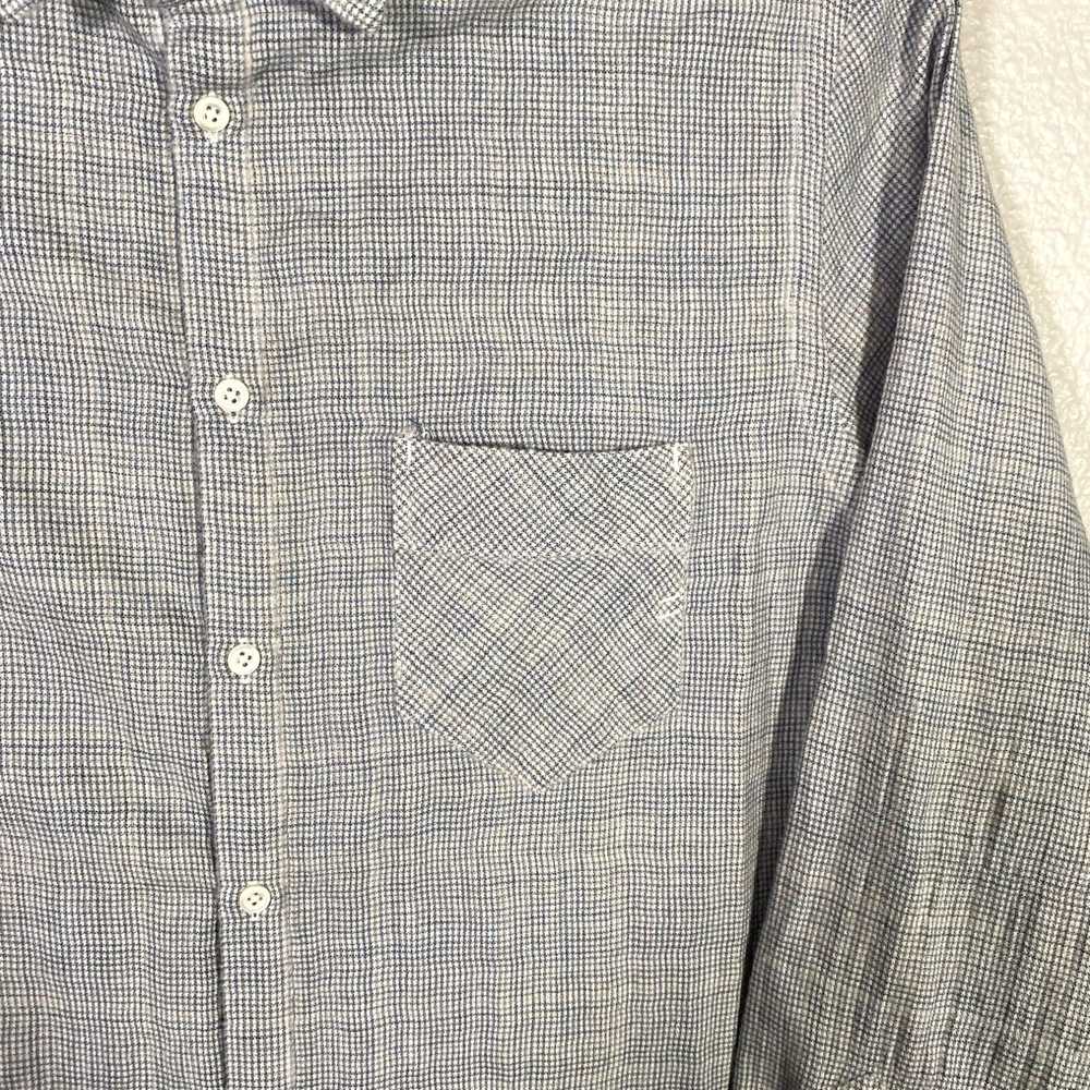 Billy Reid Billy Reid Shirt Mens XL Blue Button U… - image 3