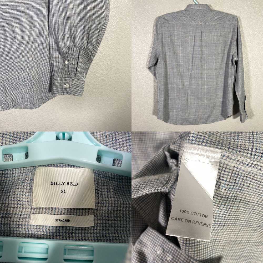 Billy Reid Billy Reid Shirt Mens XL Blue Button U… - image 4