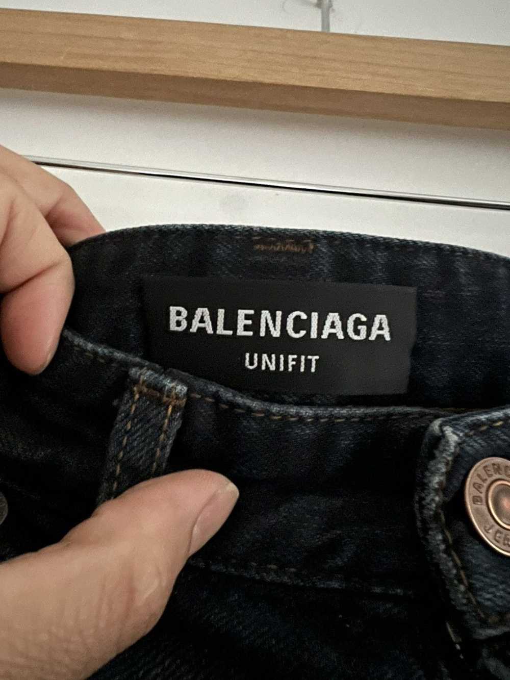 Balenciaga Balenciaga Destroyed Skater Denim Jeans - image 4