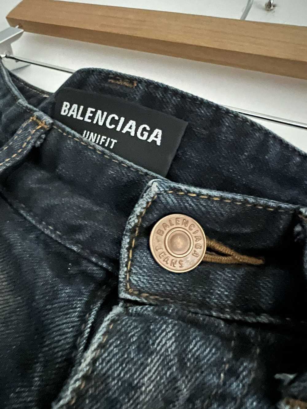 Balenciaga Balenciaga Destroyed Skater Denim Jeans - image 5